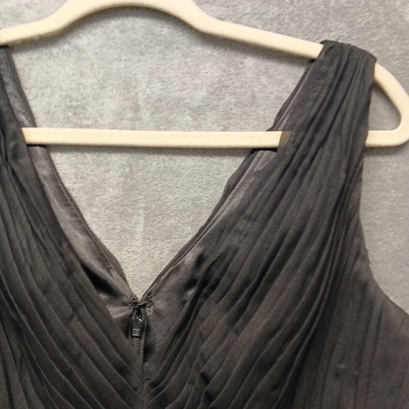 MONIQUE LHULLIER BRIDESMAIDS Women Pleated Dress Knee Length Black Size 2 - Picture 6 of 12